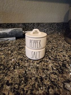 Raw Dunn Salt And Pepper Pots
