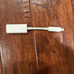 Thunderbolt To Ethernet Adaptor