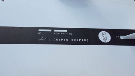 *LIKE NEW* 6'0 hypto krypto surfboard