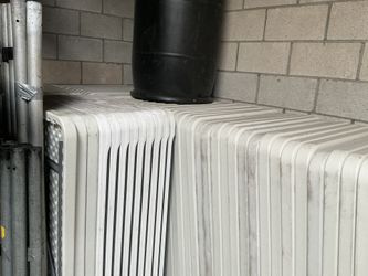 78 White Heavy Duty Rectangle 8ft plastic tables For Sale @ 80.00 Each
