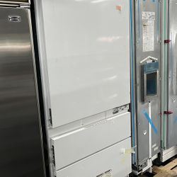 Monogram Panel Ready Built In 36” Bottom Freezer Refrigerator 