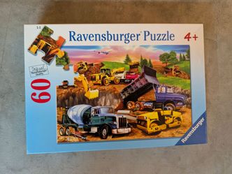 Ravensburger 60-Piece Construction Trucks Jigsaw Puzzle (Ages 4+)
