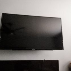 Sony TV With No Remote . Optional Wall Mount 200 Takes It All