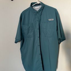 Columbia PFG Short Sleeve Button Up