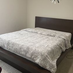 Queen Bed frame & Memory Foam Mattress