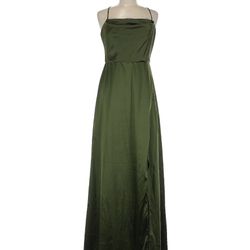 Olive Green Bridesmaid Dress 