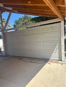 Garage door  16ft