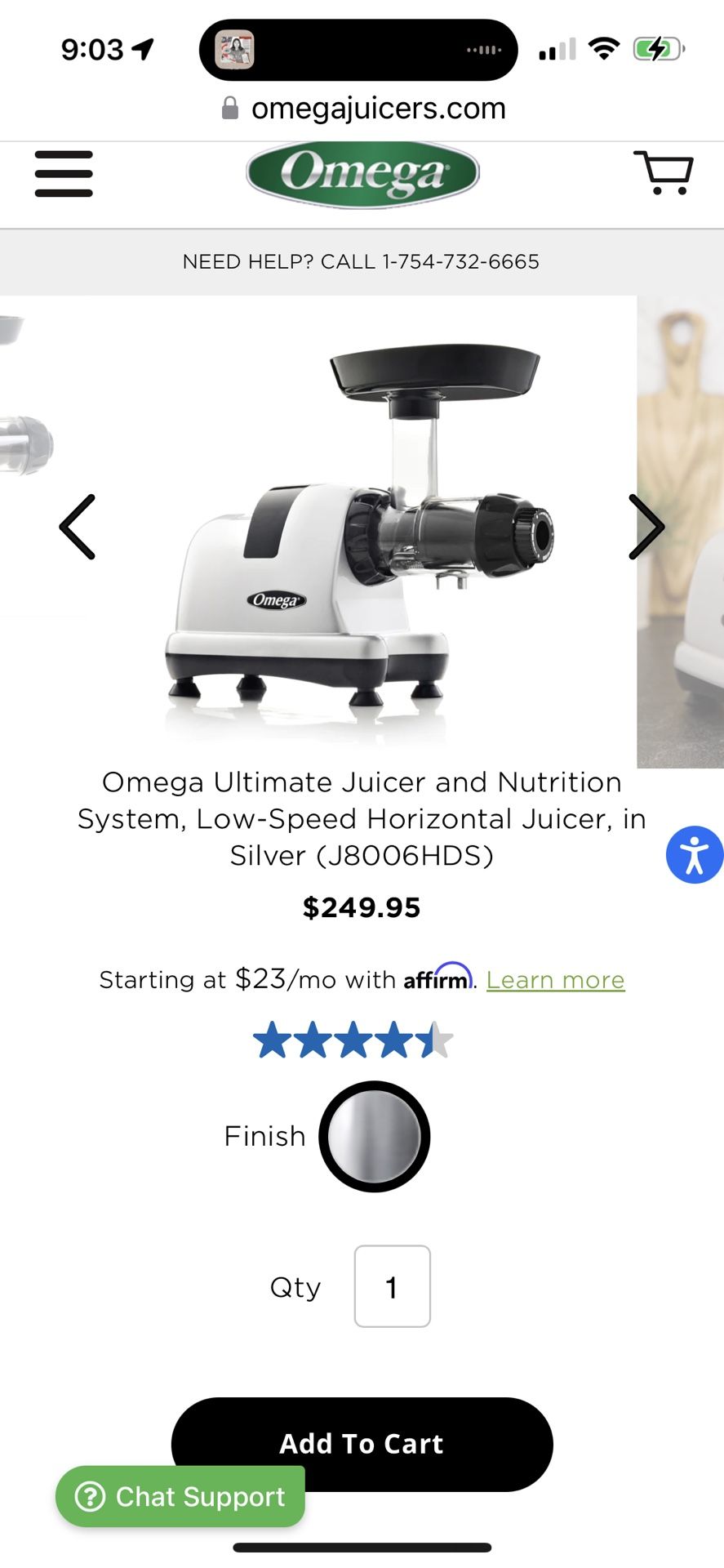 Omega 8005 Juicer