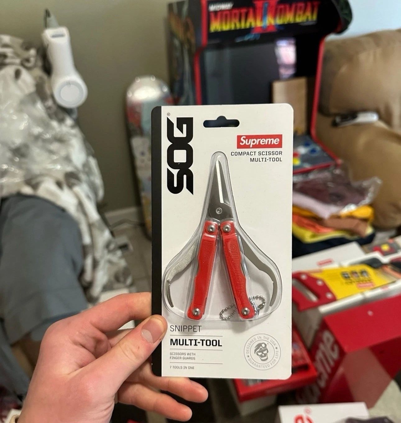 Supreme SOG Snippet Multi-Tool Red
