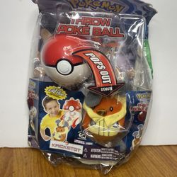 Pokemon Plush Bidoof Poke Ball Throw Action Figure Stuffed Toy New in Pack Rare