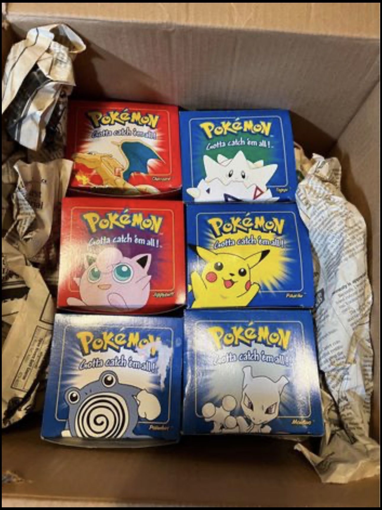 1999 Burger King Pokémon 24K Gold Plated Pokeball Card Set