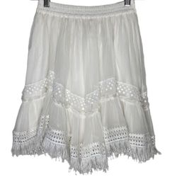 Rococo Sand Women’s White Skirt NEW size XS
