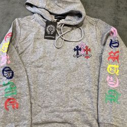 Grey Chrome Hearts Hoodie.   S,m,l,xl