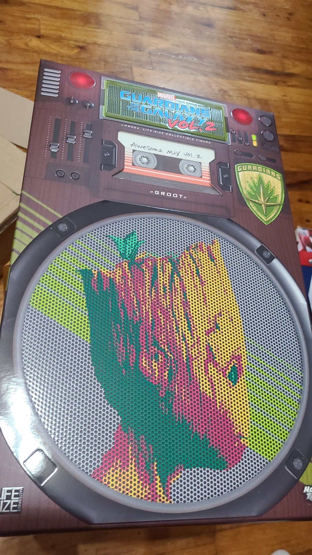 Baby groot life size hot toy collectible marvel