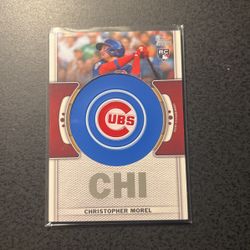 Chris Morel Cubs Team Logo Paaatch Card