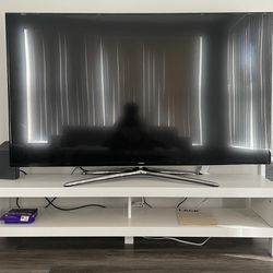 65” Samsung HD TV And Stand 