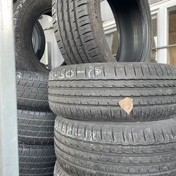 MATCHING SET (4) 205 50 17 ALL SEASON TIRES !!!