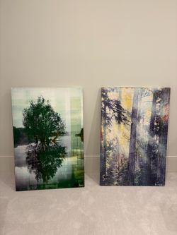 Abstract Forest Canvas Wall Art