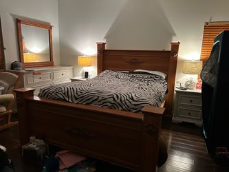 Queen bed frame