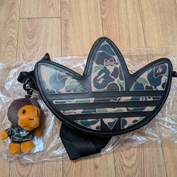 Adidas X Bape Trefoil Shoulder Bag
