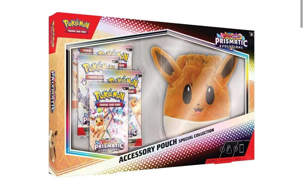 Pokemon Eevee pouch collection