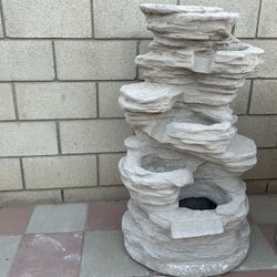 New Water Fountain Made Out Of Cement Perfect Gift 
