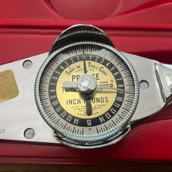 Snap-on inch-pound torque wrench
