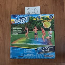 New $20! H2O GO! Bestway Color Splash Blobz 9ft 2in, X 6ft 1 In
