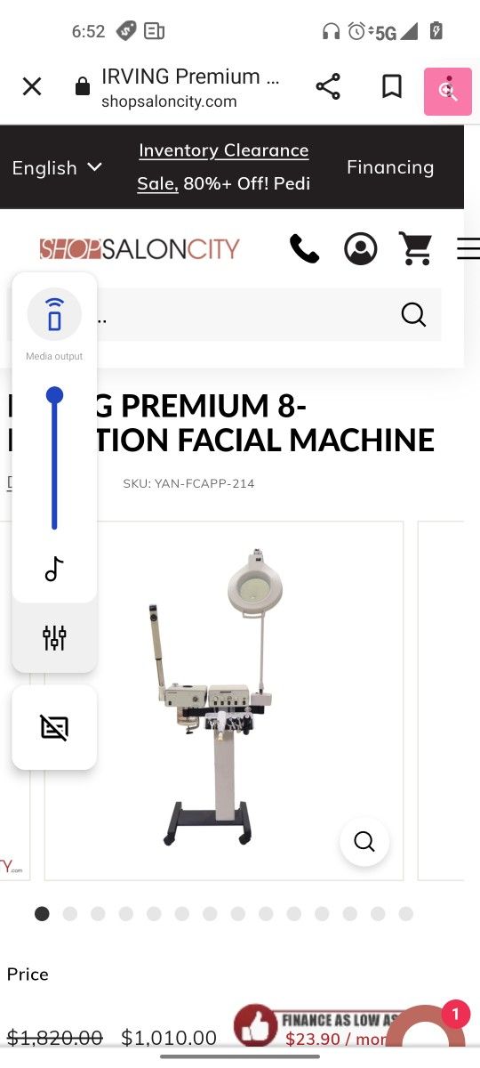 Professional Face Steamer