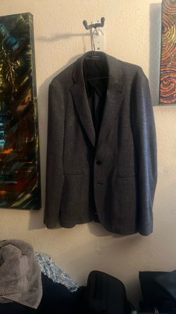 $99 Emporio Armani  Women’s Suit Jacket / Sport Coat  Size 46R  Color:  Charcoal Gray