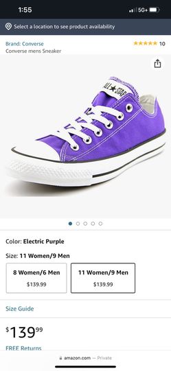 Electric Purple Converse