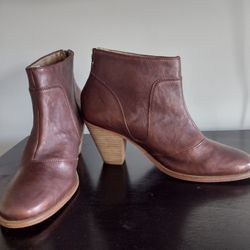 Leather J Shoes Ankle Boots