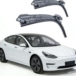 26" + 19" Wiper Blades for Tesla Model Y 2018-2026 Model 3 2016-2026, All Weather Automotive OEM Replacement Windshield Wipers for My Car,Direct Fit B