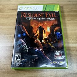Resident Evil Operation Raccoon City Xbox 360