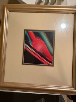 3 double matted framed 20”x20” pictures