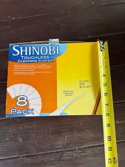 Shinobi Touchless Floor Cleaning Pads Dual-Sided Microfiber Wet & Dry