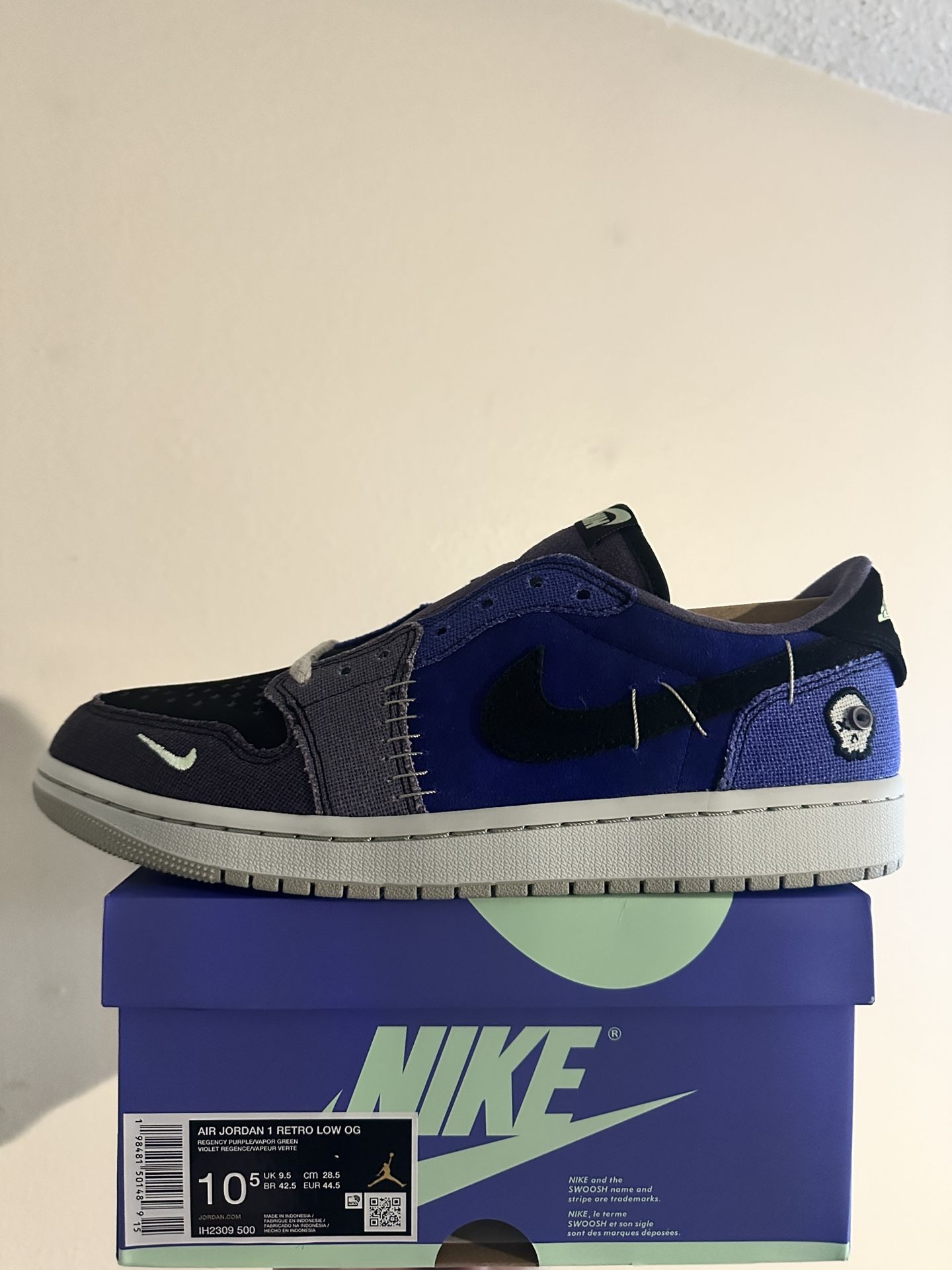 Mens Jordan Retro 1 Low Zion Voodoo Size 10.5