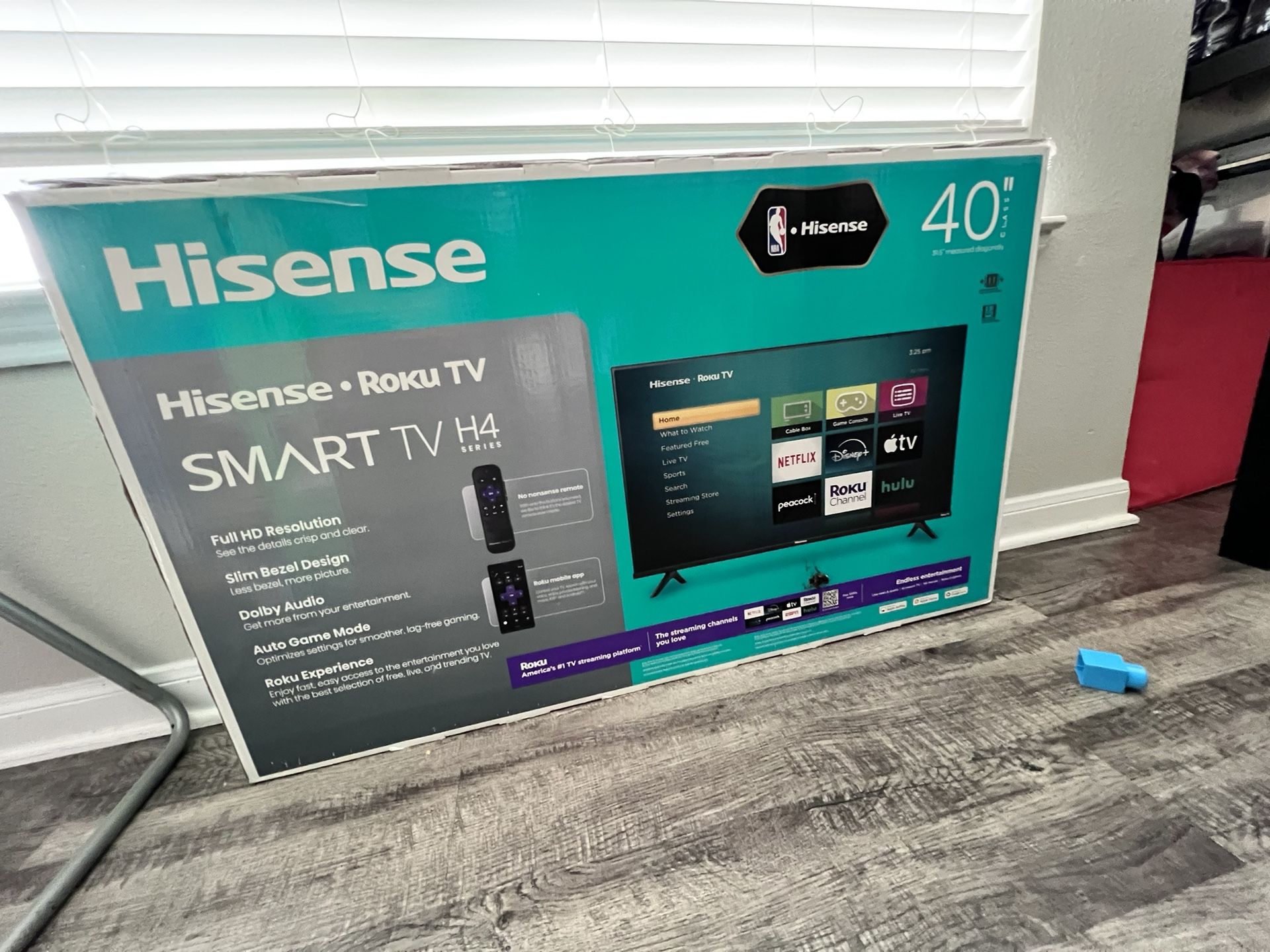 Hisense 40” tv brand new
