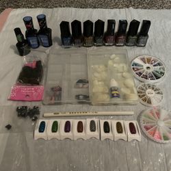 Magnetic Nail Polish + Accessories Lot