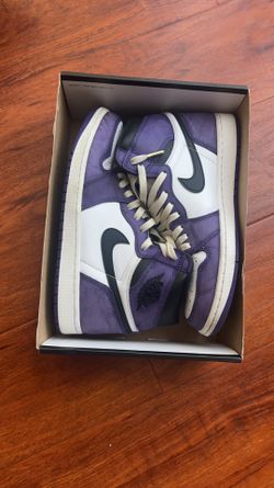 Air Jordan 1 Court Purple Size 9.5 (Sueded)