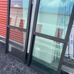 2x PGT 29x62 BRONZE IMPACT WINDOWS price for each