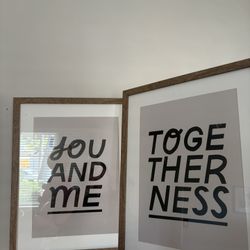 Two Frames 16 inches W x 20 inches H 