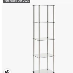 4 Tier Glass Shelves