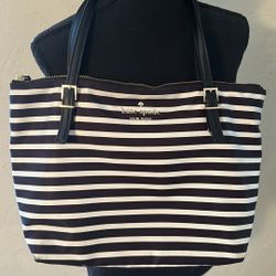 Kate Spade Nylon Striped Tote