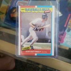 Baseball Card Don Mattingly