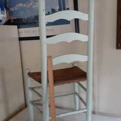 Antique  High Back Chair