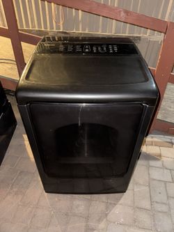 Samsung Dryer 7.4 Cu.Ft Black Electric 