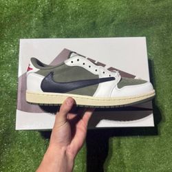 Travis Scott Medium Olive Jordan 1 Low