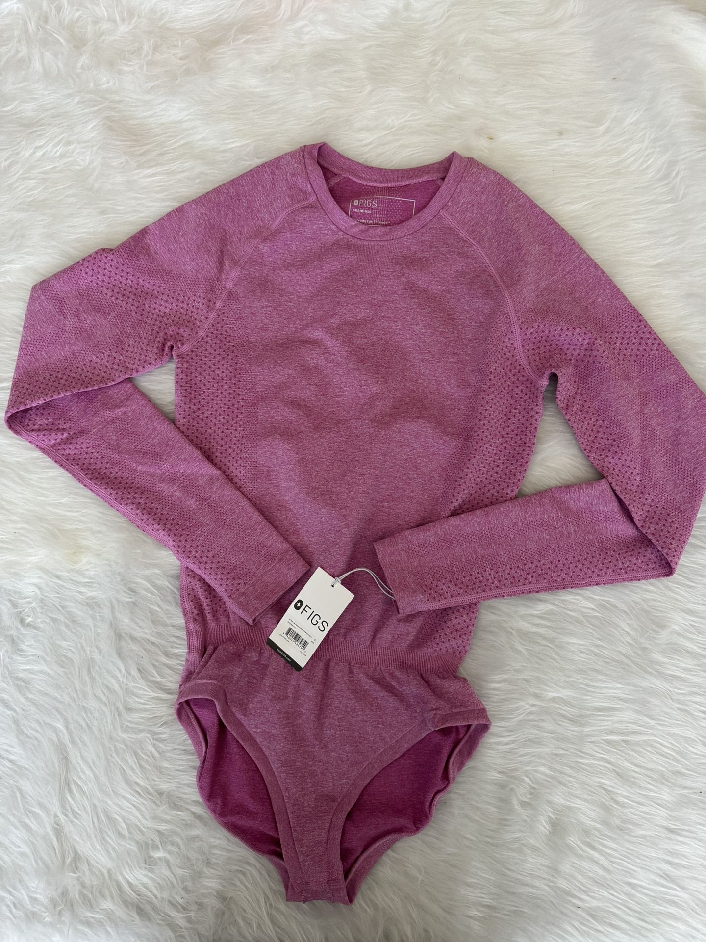 figs salta seamless longsleeve underscrub bodysuit Small