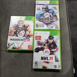 Xbox 360 Sports Game Lot 4 Games 